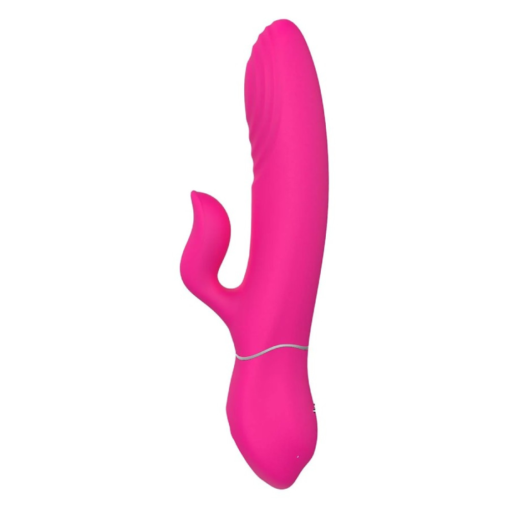 Вибратор-кролик Dreamtoys Duo Thruster для клитора, розовый, 21 х 3.4 см фото №3 — секс игрушки: Украина, NO TABOO