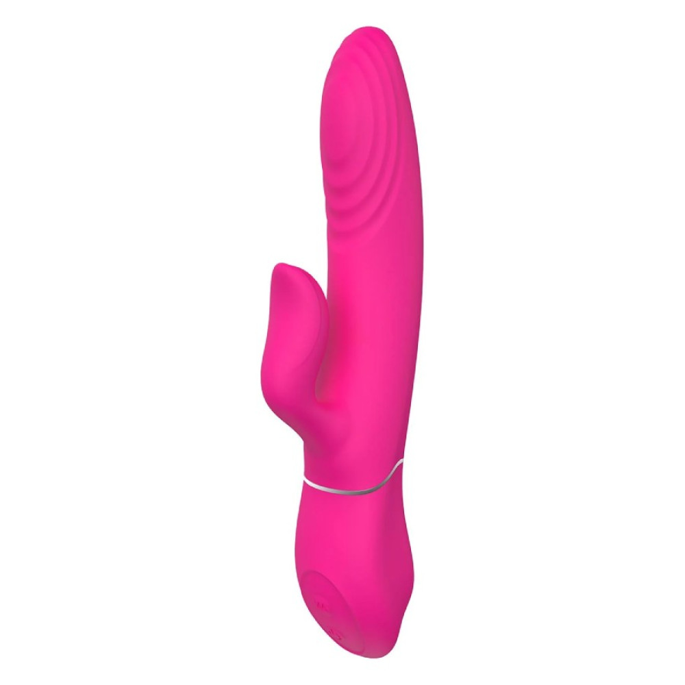 Вибратор-кролик Dreamtoys Duo Thruster для клитора, розовый, 21 х 3.4 см фото №0 — секс игрушки: Украина, NO TABOO