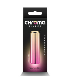 Вибропуля NS Novelties Chroma розово-золотая, 6.8 х 1.9 см - No Taboo