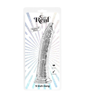 Фалоімітатор реалістичний Toy Joy Clear на присосці, прозорий, 24 х 4.5 см - No Taboo