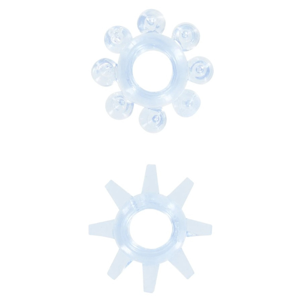 Эрекционные кольца Toy Joy Power Stretchy Rings голубые, 2 шт фото №0 — секс игрушки: Украина, NO TABOO