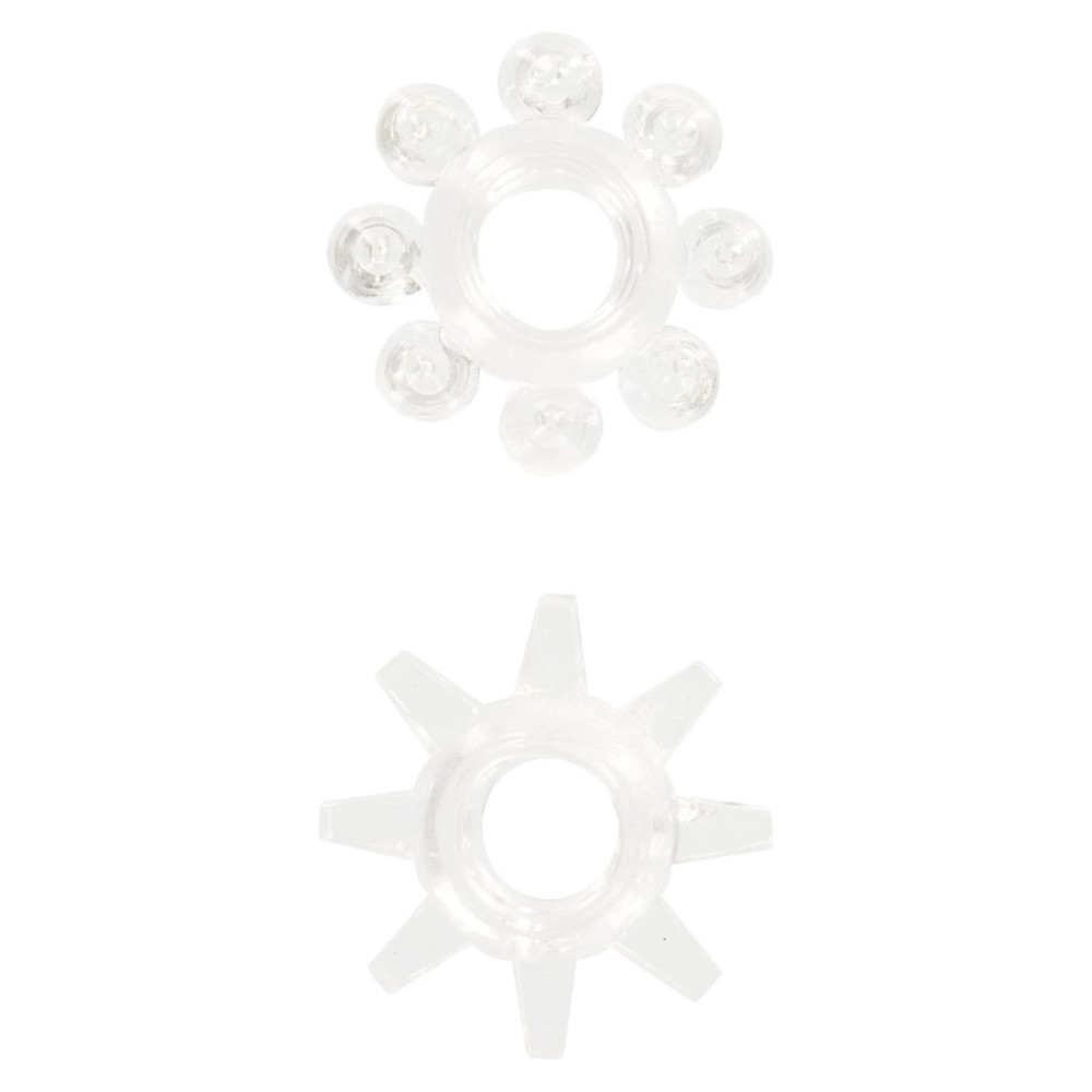 Эрекционные кольца Toy Joy Power Stretchy Rings прозрачные, 2 шт фото №0 — секс игрушки: Украина, NO TABOO
