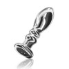 Вибратор анальный Toy Joy The Slider серебристый, 11.3 х 3.3 см фото №1 — секс игрушки: Украина, NO TABOO