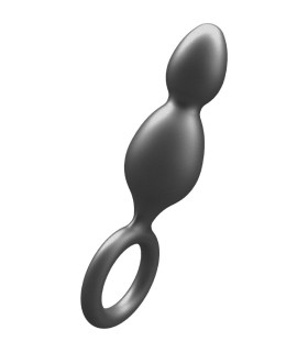 Анальная елочка Toy Joy The Plugger 2 Balls черная, 13 х 2.9 см - No Taboo