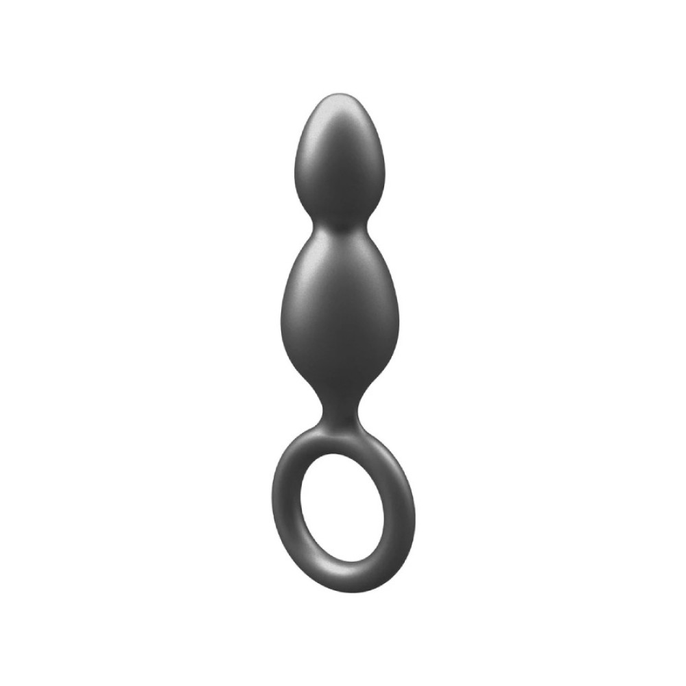 Анальная елочка Toy Joy The Plugger 2 Balls черная, 13 х 2.9 см фото №3 — секс игрушки: Украина, NO TABOO