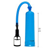 Вакуумная помпа для члена Toy Joy Power Pump механическая, синяя, 23 х 5.5 см фото №1 — секс игрушки: Украина, NO TABOO
