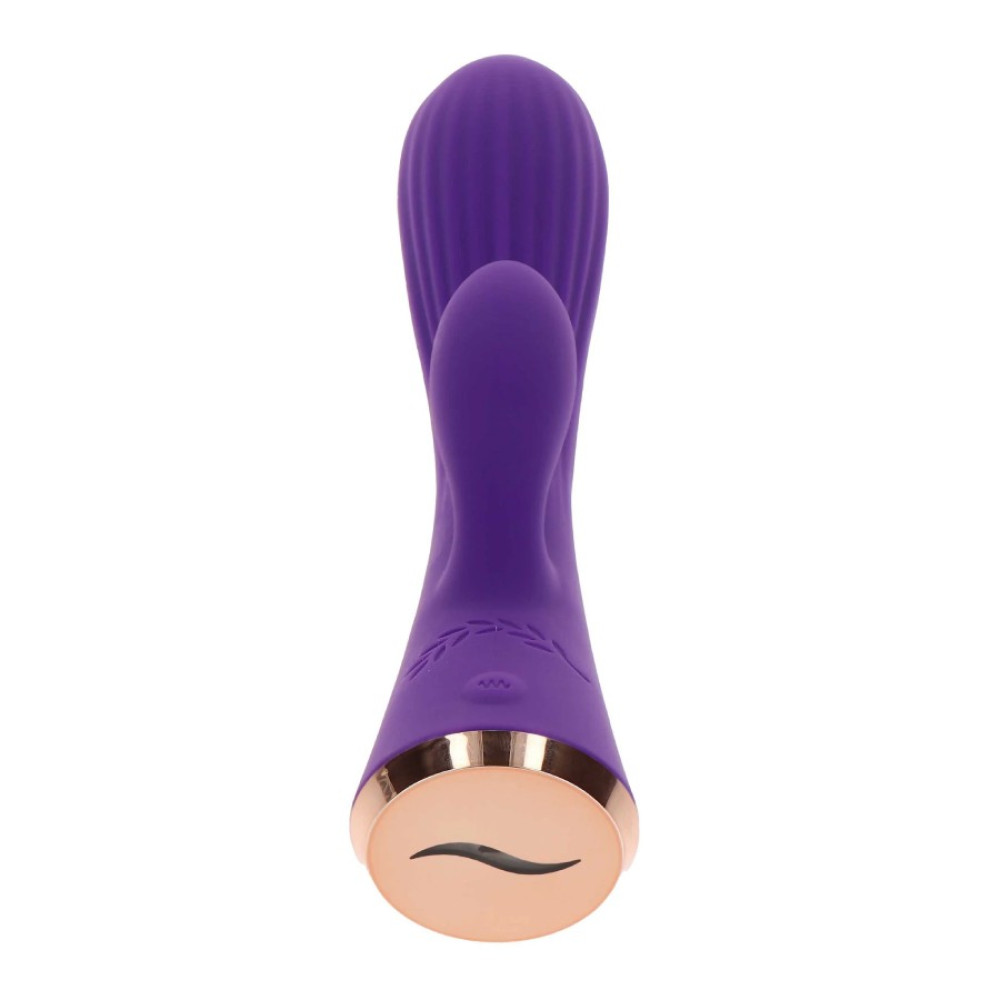 Вибратор-кролик Toy Joy Iris для клитора, фиолетовый, 17.5 х 3.5 см фото №6 — секс игрушки: Украина, NO TABOO