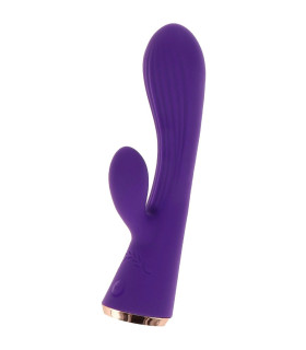 Вибратор-кролик Toy Joy Iris для клитора, фиолетовый, 17.5 х 3.5 см - No Taboo