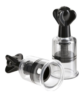 Вакуумные помпы на соски Pipedream Fetish Fantasy прозрачные, 8.3 х 2.9 см - No Taboo