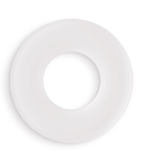 Эрекционное кольцо NS Novelties Bubble светящееся в темноте, белое, 6 х 6 см - No Taboo