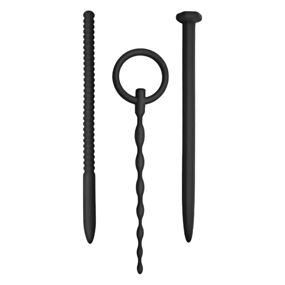 Набор уретральных катетеров NMC Knot Knot черный, 3 шт, фото №0 — секс шоп Украина, NO TABOO