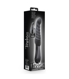 Вибратор Blush Temptasia Lazarus с фрикциями, черный, 25.4 х 3.8 см - No Taboo