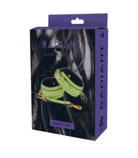 Наручники Dream Toys Radient світяться в темряві, зелені, 74 х 6.8 см - No Taboo