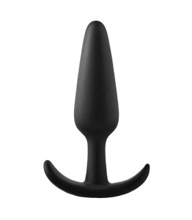 Анальная пробка Dreamtoys Smooth Large черная, 11.5 х 2.9 см - No Taboo