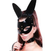 Маска кролика Kinky Diva из веганской кожи, черная, One Size, фото №3 — секс шоп Украина, NO TABOO
