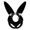 Маска кролика Kinky Diva из веганской кожи, черная, One Size, фото №2 — секс шоп Украина, NO TABOO