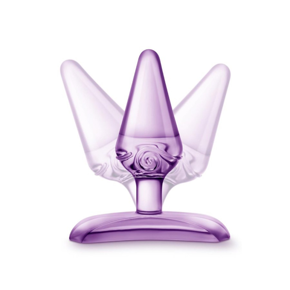 Анальная пробка Blush Jolly фиолетовая, 6.9 х 2.5 см фото №3 — секс игрушки: Украина, NO TABOO