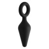 Анальная пробка Dreamtoys Medium с кольцом, черная, 12.2 х 3.4 см фото №3 — секс игрушки: Украина, NO TABOO