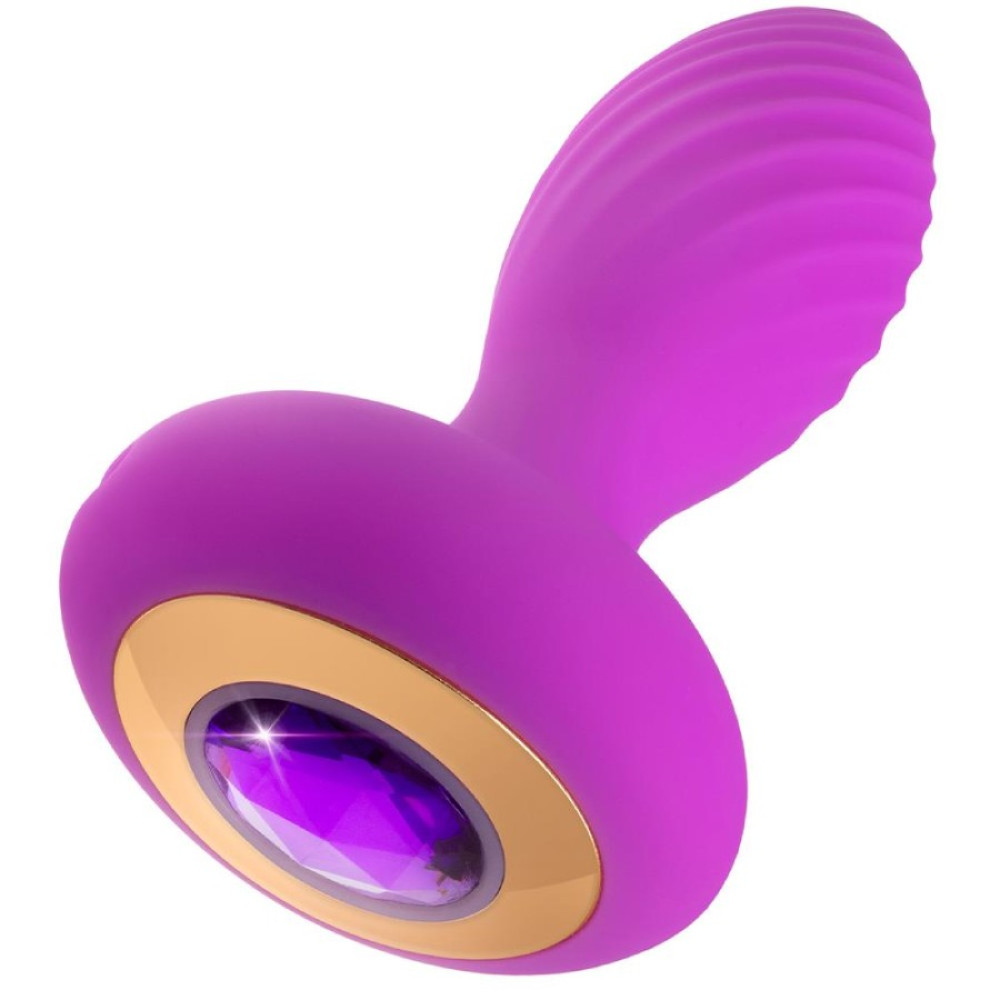 Анальный вибратор Blush Charm Amethyst фиолетовый, 11.4 х 3.2 см фото №4 — секс игрушки: Украина, NO TABOO