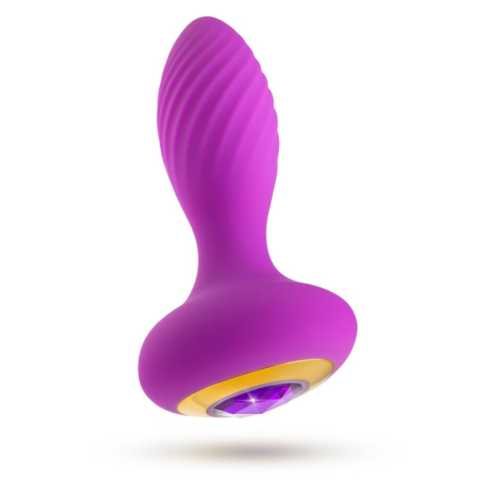 Анальный вибратор Blush Charm Amethyst фиолетовый, 11.4 х 3.2 см фото №0 — секс игрушки: Украина, NO TABOO