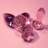 Набор анальных пробок Dreamtoys Rosebud стеклянный, розовый, 3 шт фото №7 — секс игрушки: Украина, NO TABOO