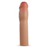 Насадка на пенис реалистичная Blush Performance Plus бежевая, 17.7 х 4.4 см фото №4 — секс игрушки: Украина, NO TABOO