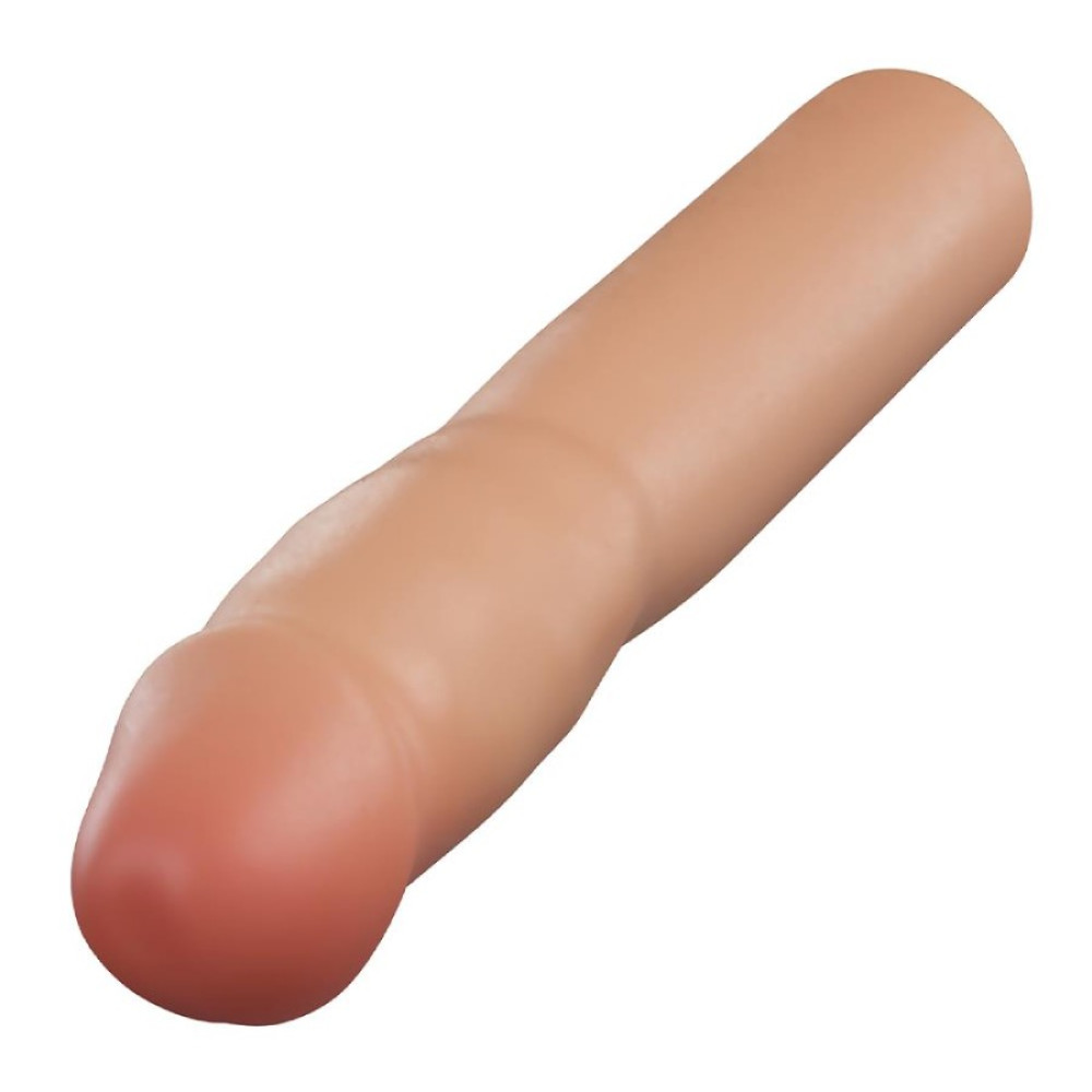 Насадка на пенис реалистичная Blush Performance Plus бежевая, 17.7 х 4.4 см фото №5 — секс игрушки: Украина, NO TABOO