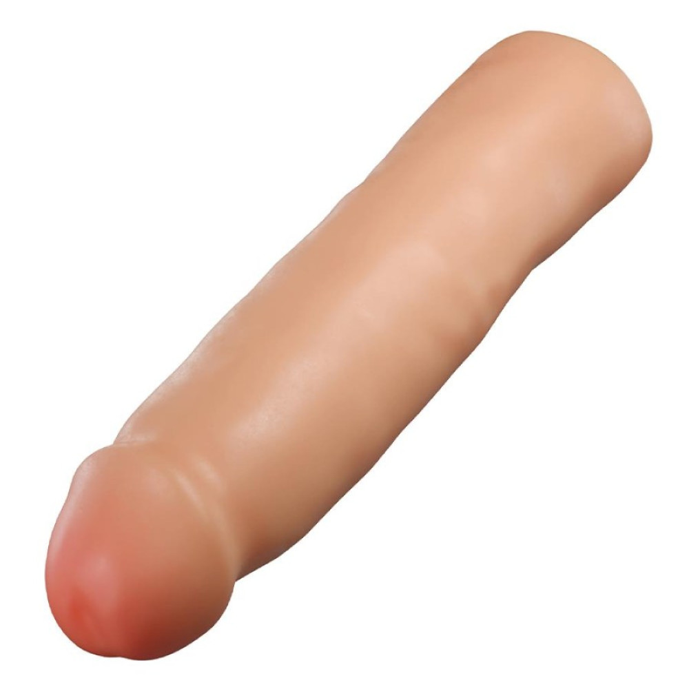 Насадка на пенис реалистичная Blush Performance Plus бежевая, 21.6 х 5 см фото №5 — секс игрушки: Украина, NO TABOO