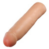 Насадка на пенис реалистичная Blush Performance Plus бежевая, 21.6 х 5 см фото №5 — секс игрушки: Украина, NO TABOO
