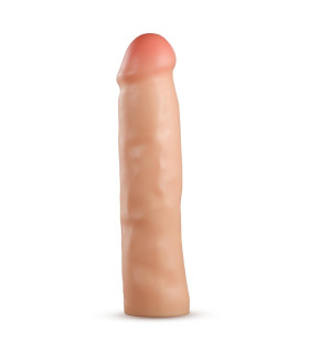 Насадка на пенис реалистичная Blush Performance Plus бежевая, 21.6 х 5 см - No Taboo