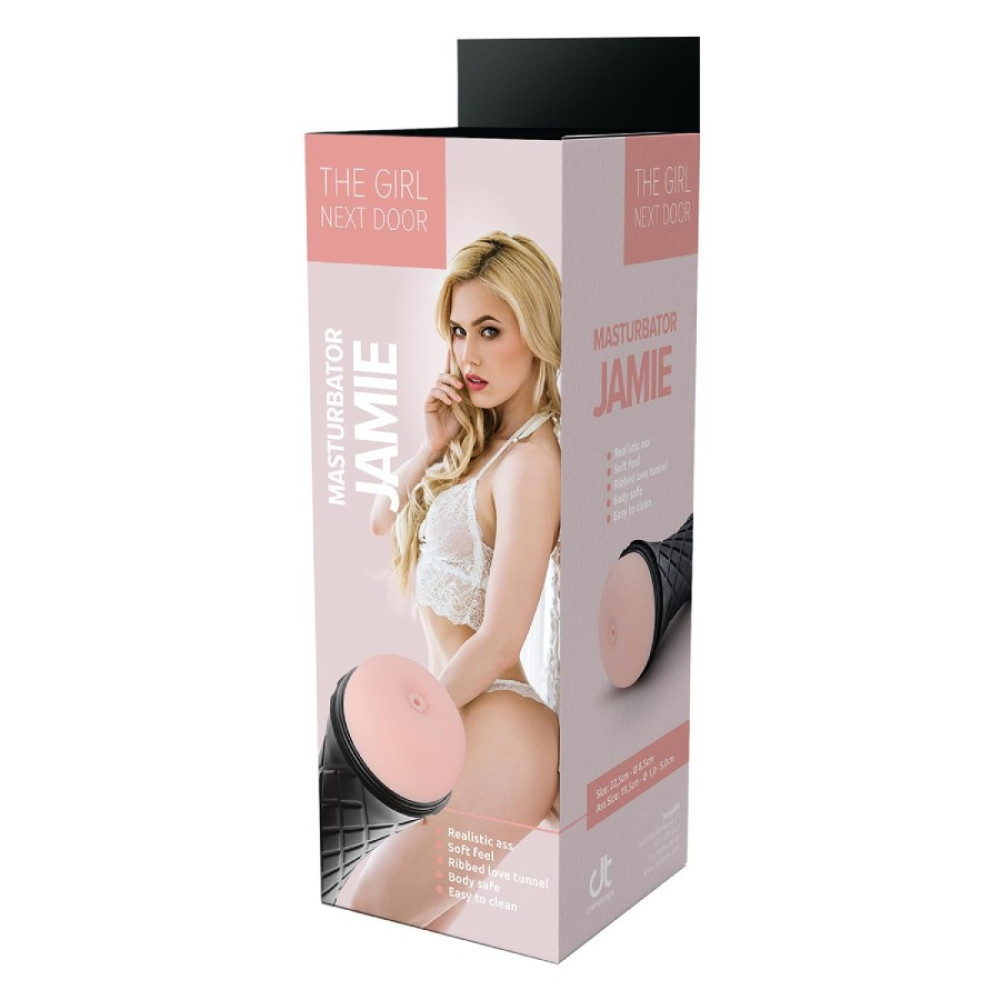 Мастурбатор реалистичный Dreamtoys Jamie анус, бежевый, 22.5 х 8.5 см фото №2 — секс игрушки: Украина, NO TABOO