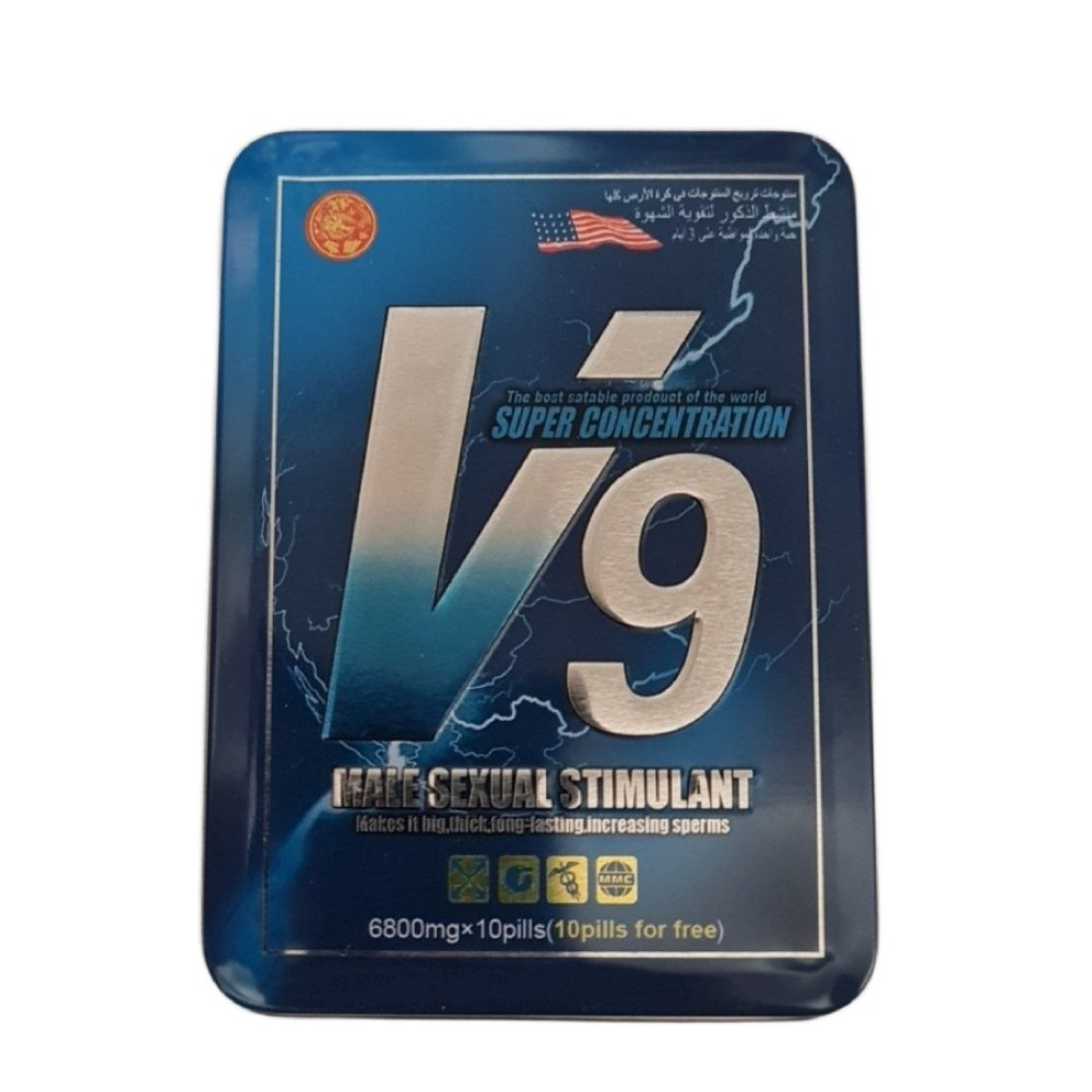 Пігулки V9 Super Consentration для підвищення потенції, 10 шт, фото №0 — секс шоп Україна, NO TABOO