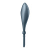 Эрекционное виброкольцо Satisfyer Bullseye с приложением, тёмно-синее, 14.1 х 5.3 см фото №3 — секс игрушки: Украина, NO TABOO
