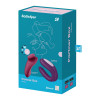 Набор вибраторов Satisfyer Partner Box 1 (Double Joy + Sexy Secret), с приложением, бордовый и фиолетовый фото №2 — секс игрушки: Украина, NO TABOO