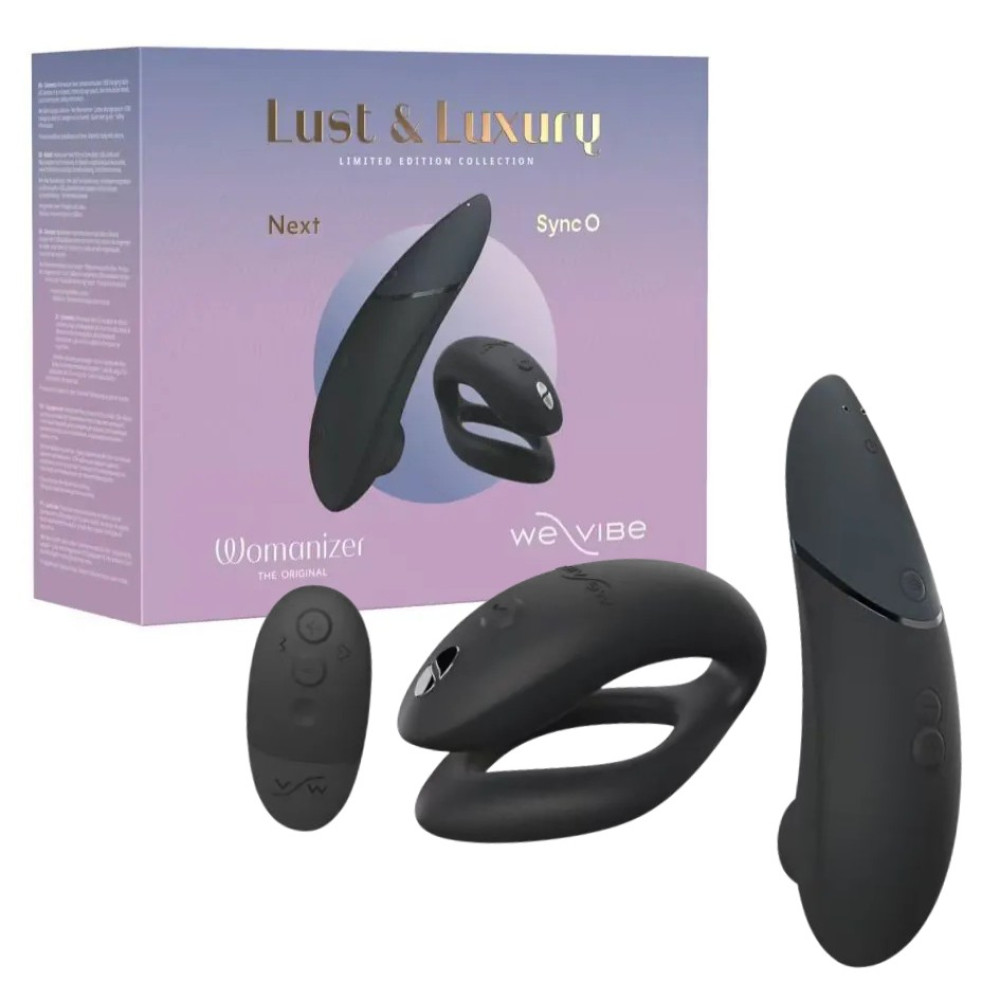 Набор Womanizer Lust & Luxury We-Vibe Sync O и Womanizer Next, черный фото №18 — секс игрушки: Украина, NO TABOO