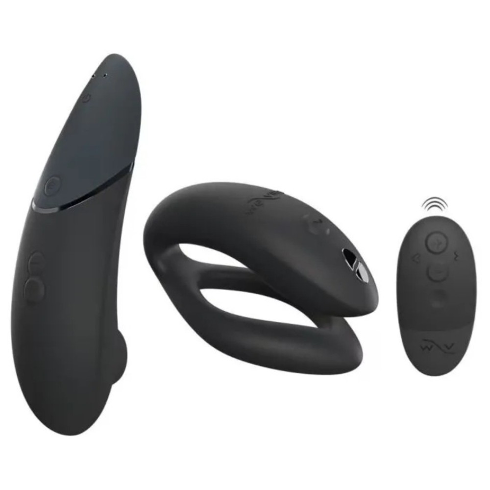 Набор Womanizer Lust & Luxury We-Vibe Sync O и Womanizer Next, черный фото №2 — секс игрушки: Украина, NO TABOO