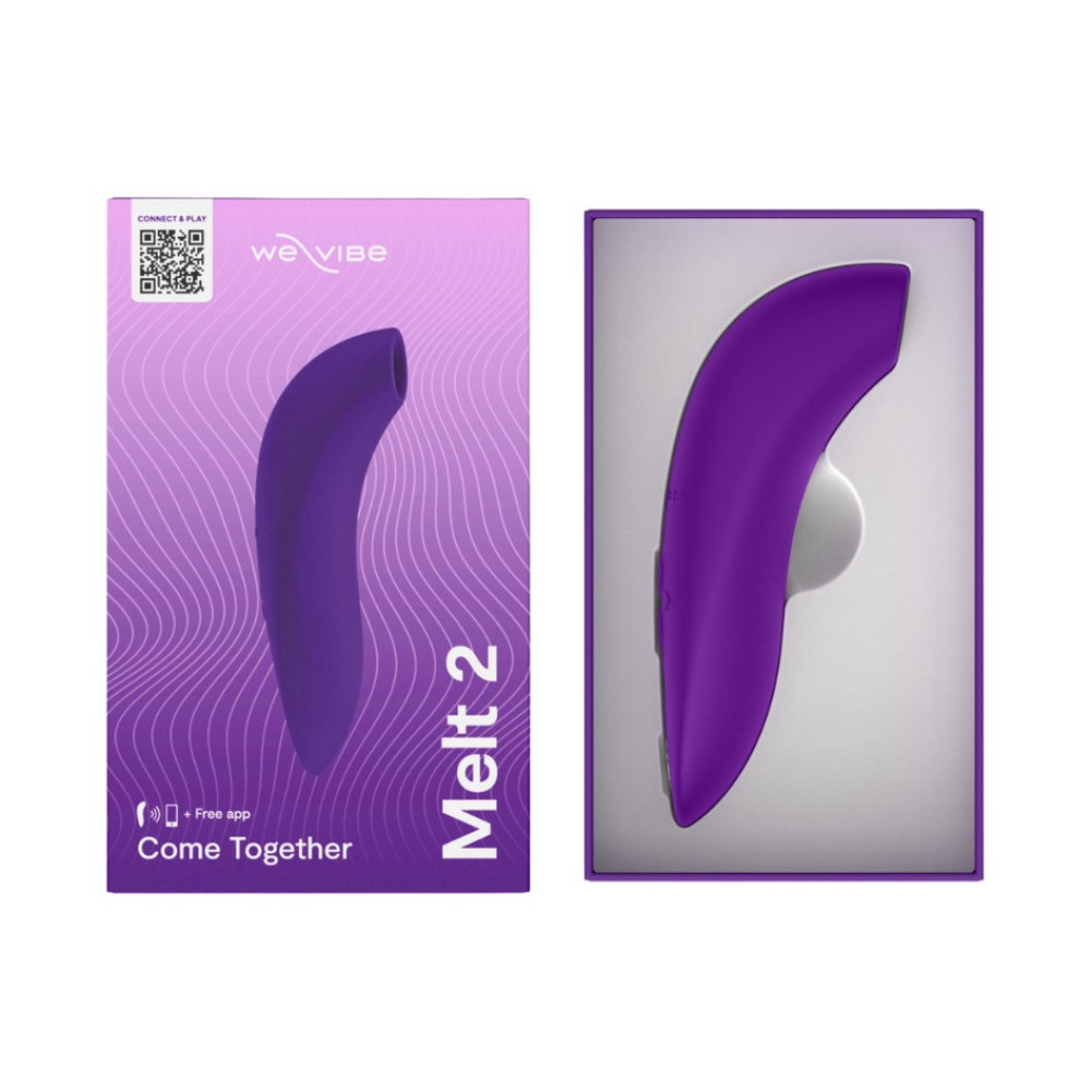 Вакуумный стимулятор We-Vibe Melt 2 для пар, фиолетовый фото №19 — секс игрушки: Украина, NO TABOO