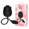 Вакуумный стимулятор клитора Fifty Shades of Grey Dark Rose с виброяйцом, черный, 33 х 2.7 см фото №1 — секс игрушки: Украина, NO TABOO