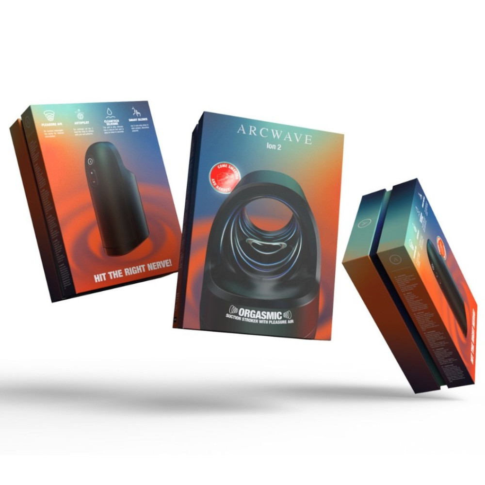 Мастурбатор с пульсацией Arcwave Ion 2 с чехлом, черный фото №31 — секс игрушки: Украина, NO TABOO