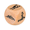 Ігровий кубик Alive Get Lucky Dice із шістьма позиціями Камасутри, дерев'яний, 1 шт, фото №2 — секс шоп Україна, NO TABOO