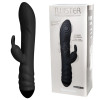 Вибратор-кролик Adrien Lastic Twister с ротацией, черный, 23 х 4 см фото №1 — секс игрушки: Украина, NO TABOO