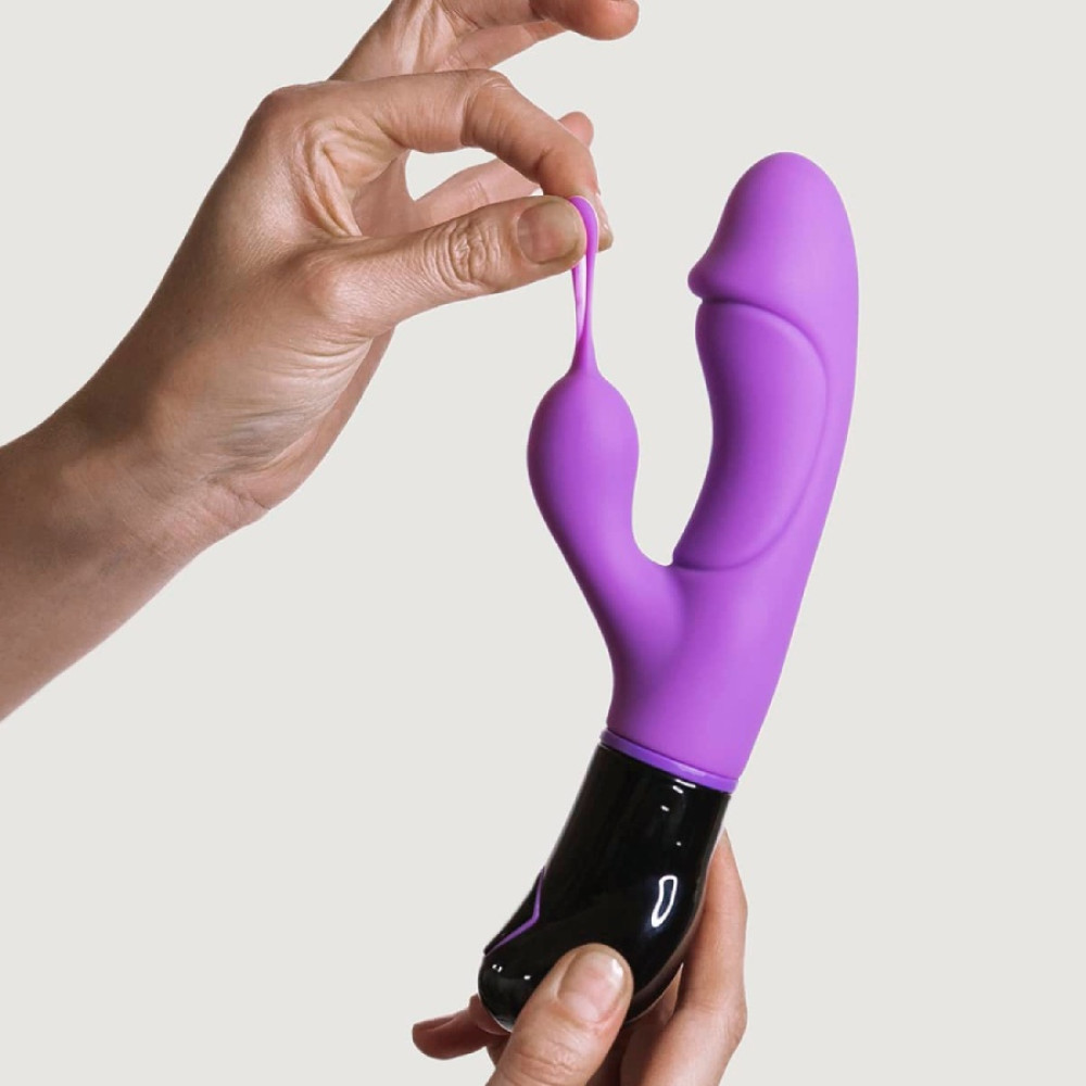 Вибратор-кролик Adrien Lastic Ares, фиолетовый, 19.8 х 3.6 см фото №4 — секс игрушки: Украина, NO TABOO