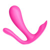Вибратор в трусики Satisfyer Top Secret+ с приложением, черный, 11 х 3 см фото №3 — секс игрушки: Украина, NO TABOO