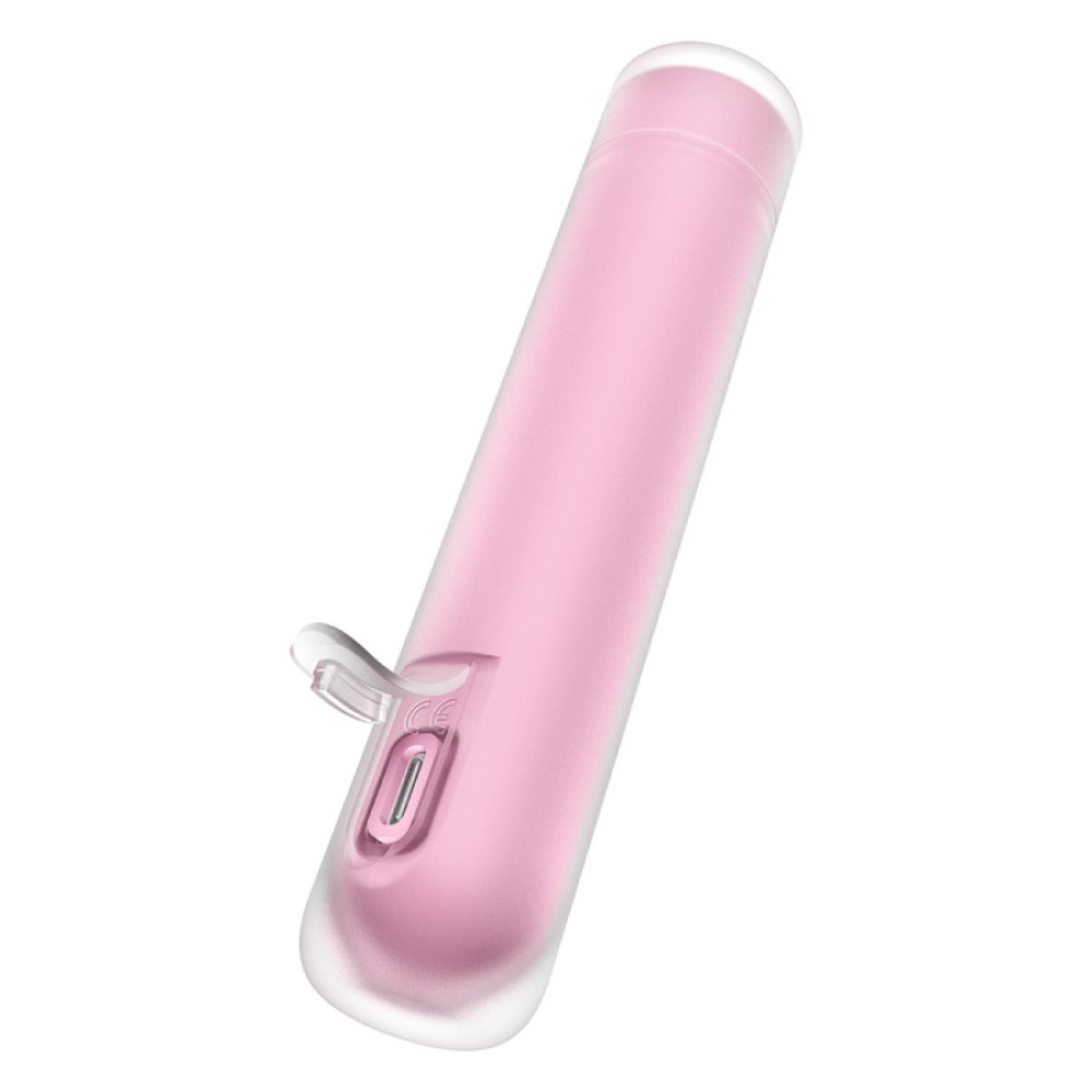 Вакуумный стимулятор Satisfyer First Kiss для клитора, розовый, 12.5 х 2.5 см фото №5 — секс игрушки: Украина, NO TABOO