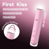 Вакуумный стимулятор Satisfyer First Kiss для клитора, розовый, 12.5 х 2.5 см фото №6 — секс игрушки: Украина, NO TABOO