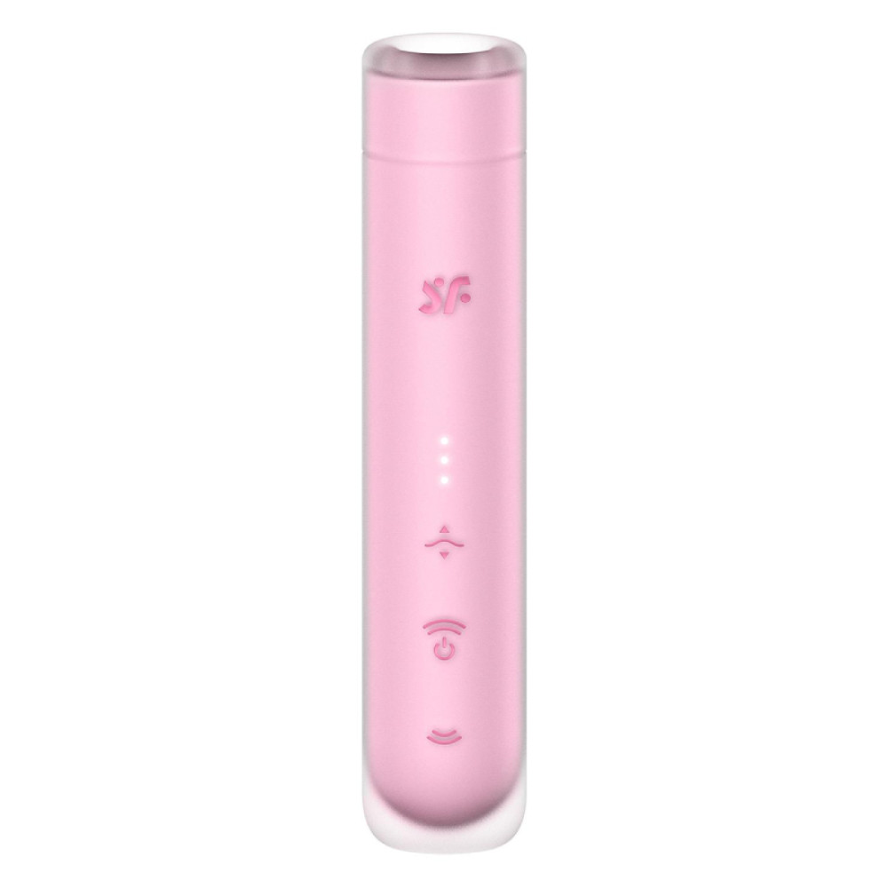 Вакуумный стимулятор Satisfyer First Kiss для клитора, розовый, 12.5 х 2.5 см фото №0 — секс игрушки: Украина, NO TABOO