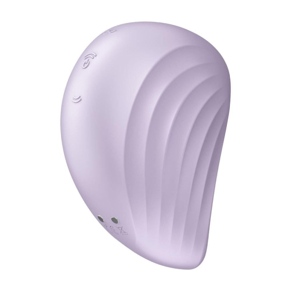 Вакуумный стимулятор Satisfyer Pearl Diver для клитора, с вибрацией, фиолетовый, 9.1 х 6.6 см фото №5 — секс игрушки: Украина, NO TABOO