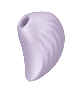 Вакуумный стимулятор Satisfyer Pearl Diver для клитора, с вибрацией, фиолетовый, 9.1 х 6.6 см - No Taboo
