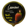 Массажная свеча, 70 мл, L'amour Seductive Strawberry лесные ягоды + клубника + молоко, фото №2 — секс шоп Украина, NO TABOO