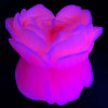 Свеча роза люминесцентная GlowKink 38 г, низкотемпературная, M, для БДСМ, персиковая, фото №1 — секс шоп Украина, NO TABOO
